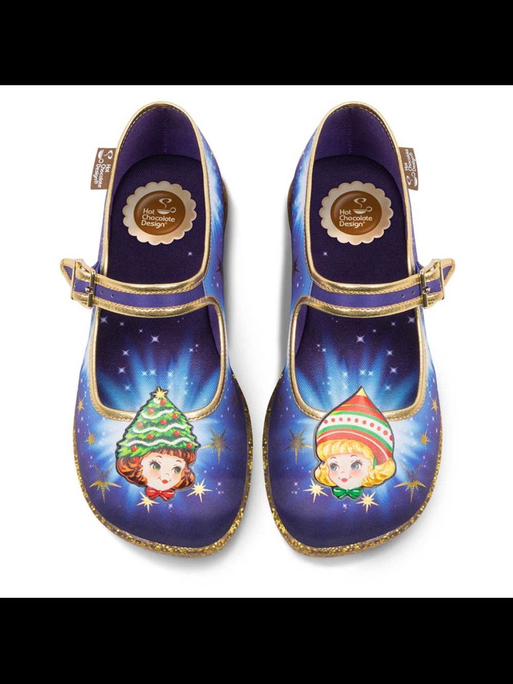 Brand new never worn Chocolaticas Hot Chocolate Design Jolly Sisters flats